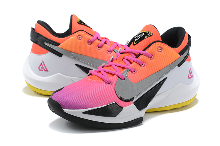 Nike Zoom Freak II Sunset Orange Pink Grey Black Shoes